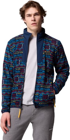 SEQUOIA GROVE PRINTED Zip Fleece 2026 collegiate navy horizons 