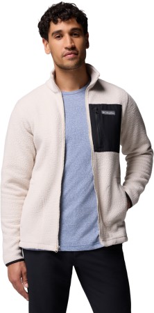 JASPER RIDGE PEBBLED Zip Fleece 2026 dark stone/black 