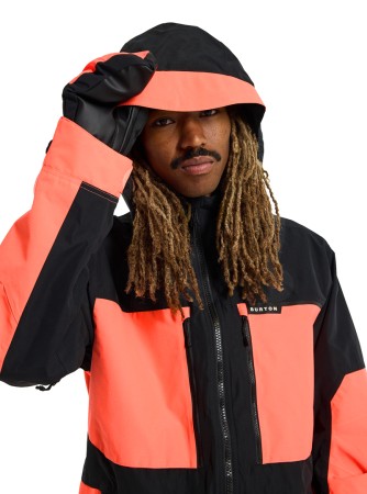 FROSTNER Jacke 2023 true black/tetra orange 