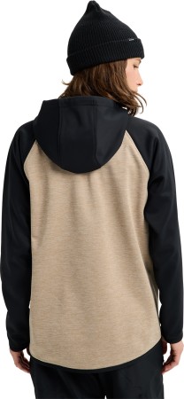 WOMEN CROWN WEATHERPROOF Hoodie 2026 summit taupe heather/true black 