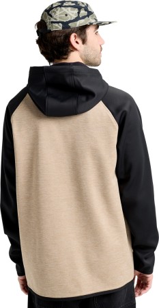 CROWN WEATHERPROOF Hoodie 2026 summit taupe heather/true black 