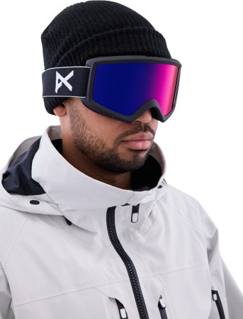 HELIX 2.0 Schneebrille 2026 black/perceive sunny red 