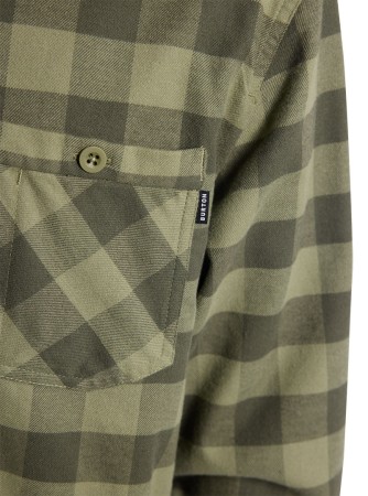 FAVORITE LS Flannel Shirt 2024 forest moss buffalo plaid 