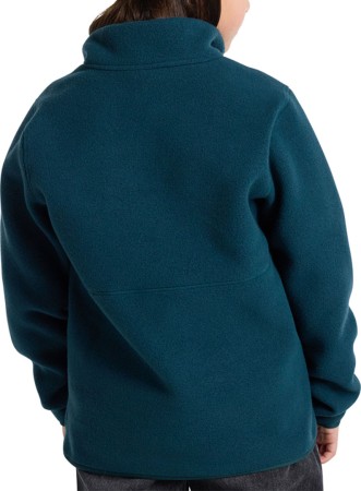 KIDS CINDER ANORAK Fleece 2025 deep emerald 