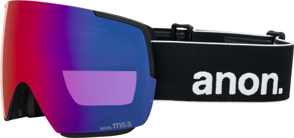 M5S MFI Schneebrille 2026 black/perceive sun red 