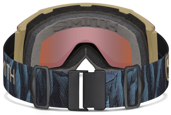 SQUAD MAG Schneebrille 2025 smith x high fives/chromapop everyday green mirror 
