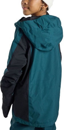 KIDS GORE TEX SHELL Jacke 2025 deep emerald/true black 