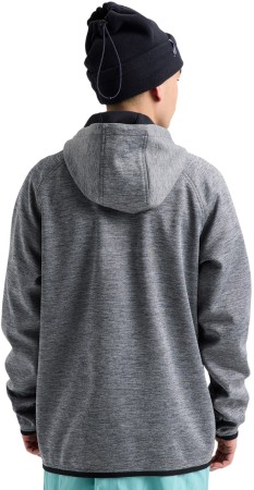 CROWN WEATHERPROOF Zip Hoodie 2027 true black heather 