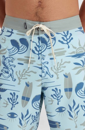 HYPERFREAK MYSTO SCALLOP 20 Boardshort 2024 blue sky mysto scallop 