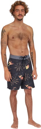 HYPERFREAK MYSTO SCALLOP 19 Boardshort 2025 black mysto scallop 