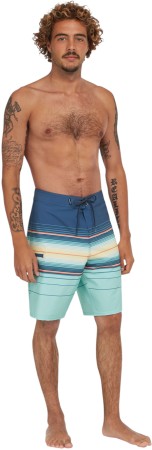 HYPERFREAK HEAT STRIPE 21 Boardshort 2025 indigo heat stripe 