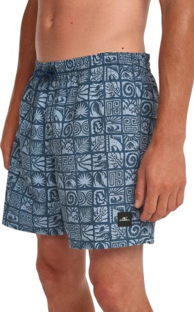 PRINT 16 Boardshort 2026 dark blue bricks 
