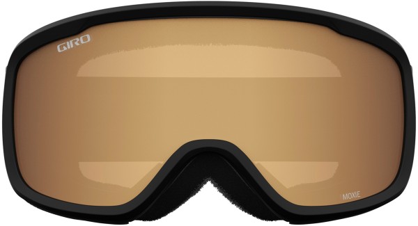 MOXIE Goggle 2025 black and white chute/amber gold/yellow 