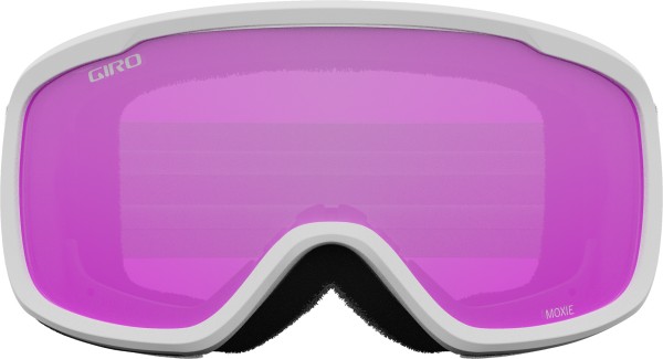 MOXIE Goggle 2025 white and grey chute/amber pink/yellow 