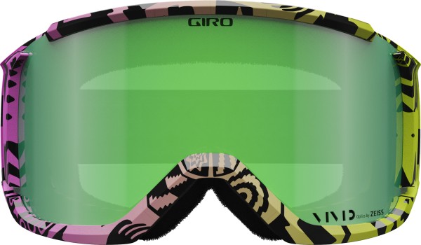 REVOLT Schneebrille 2025 glow green shelter pro/vivid emerald 