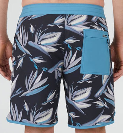 BREAKER 19 Boardshort 2024 black/blue 