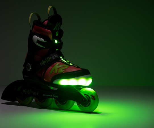 MARLEE BEAM Kinder Inline Skate red/green 
