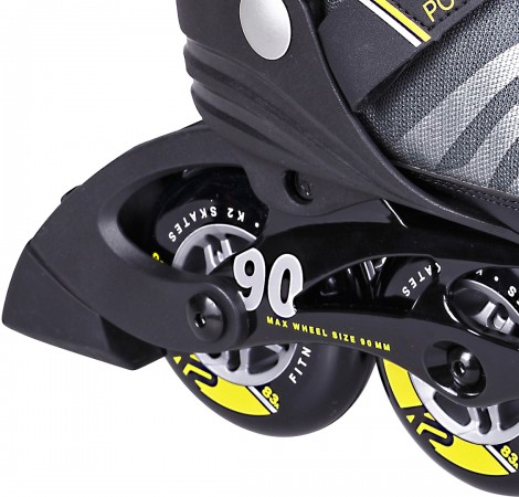 POWER 90 II SPEEDLACE LTD Inline Skate black/yellow 43,5