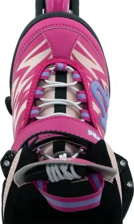 LUMI PRO Kinder Inline Skate 2026 pink inkl. SABRES 4 Schlittschuh Eiskufen 