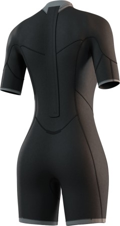 BRAND WOMEN 3/2 BACK ZIP Shorty 2025 black 