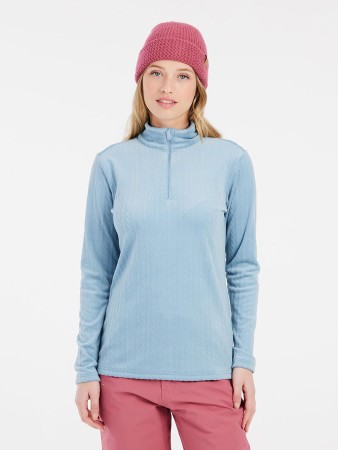 PRTGAIL 1/4 ZIP Fleece 2025 jeanjacket blue 