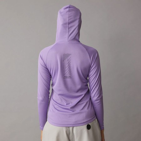 WETSHIRT HOOD LS WOMEN Lycra 2026 lilac petals 