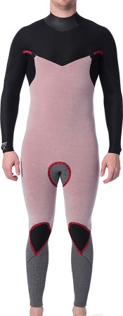 DAWN PATROL 4/3 BACK ZIP Full Suit 2023 black 