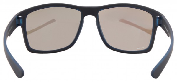 CHEPRE POLARIZED Sunglasses black matte/blue mirror 