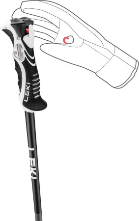 BOLD LITE S Stöcke 2025 dark anthracite/bright red/black 