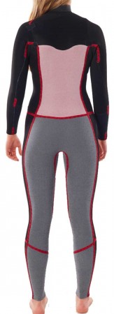 WOMENS DAWN PATROL 4/3 CHEST ZIP Full Suit 2023 black 