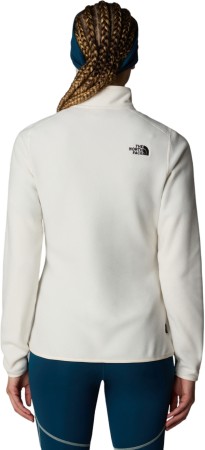 WOMEN 100 GLACIER 1/4 ZIP Fleece 2025 white dune 