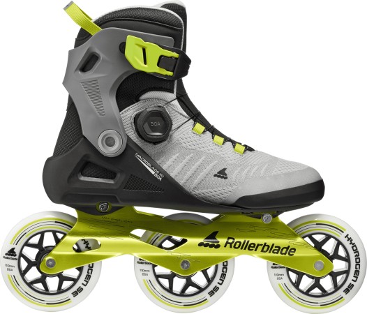 MACROBLADE 110 BOA Inline Skate 2026 black/grey/lime 40,5/41