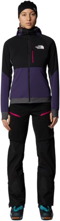 WOMEN BINNTAL HYBRID VENTRIX HOODIE Jacket 2025 eternal purple/tnf black/anthracite grey 