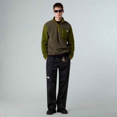 YUMIORI 1/4 Zip Fleece 2026 new taupe green/woodland green/deep dijon 