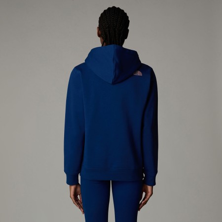 WOMEN DREW PEAK Hoodie 2025 estate blue/metal pink 