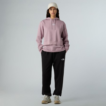 WOMEN ESSENTIAL CROP Hoodie 2026 ashen purple 