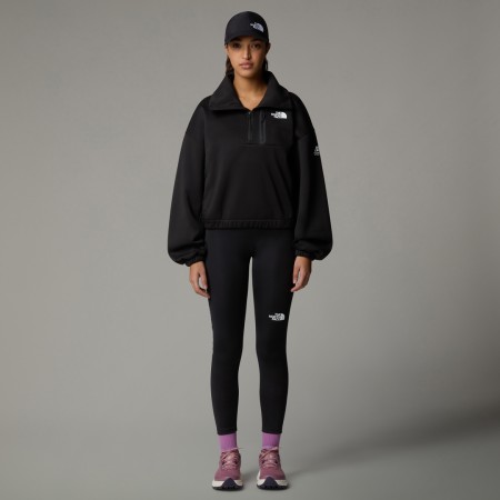 WOMEN MOUNTAIN ATHLETICS INTEREST 1/4 Fleece 2026 tnf black 