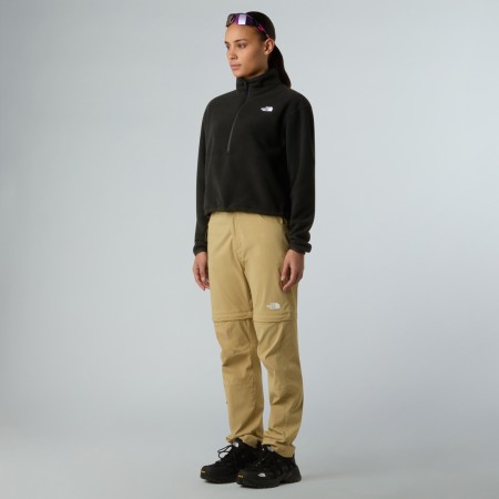 WOMEN GLACIER SHORT 1/2 Zip Fleece 2026 tnf black 