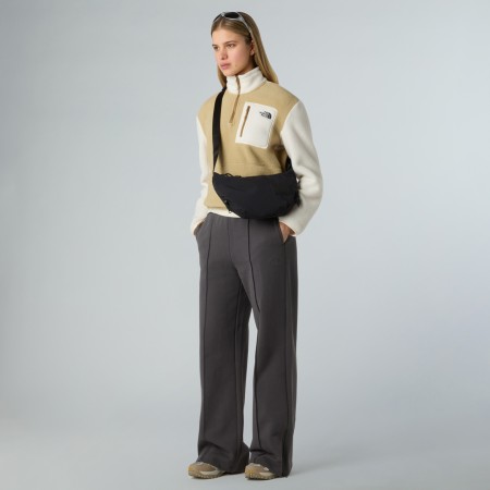 WOMEN YUMIORI 1/4 Zip Fleece 2026 khaki stone/white dune 