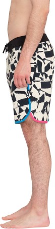 LIDO PRINT SCALLOP MOD 19 Boardshort 2024 black white 