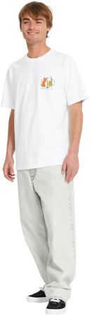CURIOUS CAT T-Shirt 2025 white 