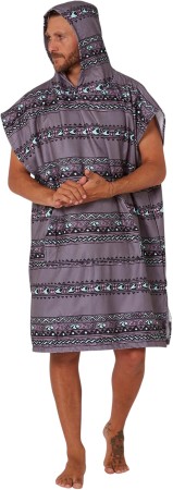 DIGITAL HOODED Poncho 2025 charcoal 