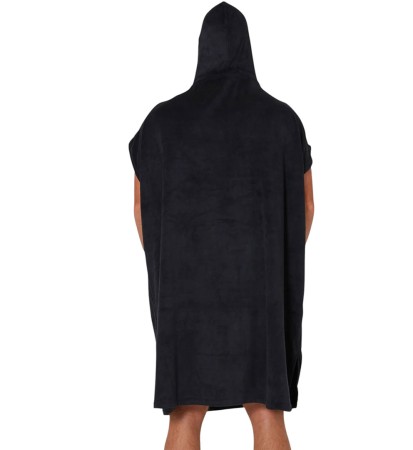 SURF ESSENTIAL HOODED Poncho 2025 dull black 