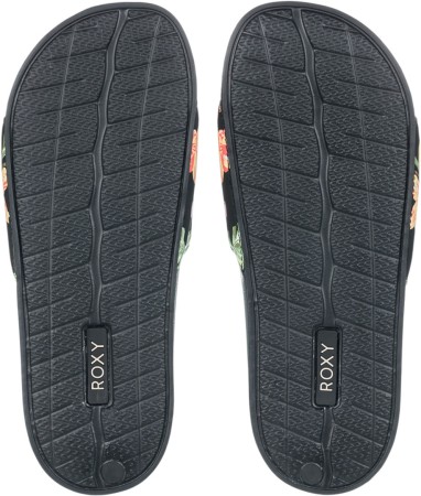 SLIPPY II Sandale 2025 black/green print 