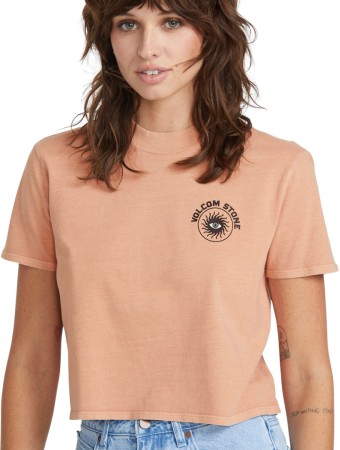 DIAL CROP T-Shirt 2025 sand brown 