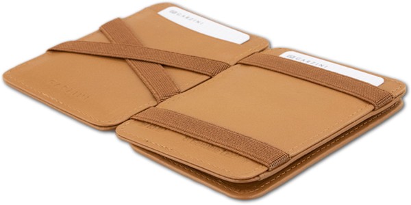 URBAN MAGIC COIN WALLET RFID cognac 