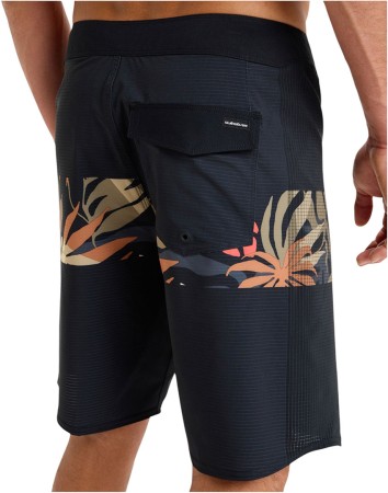 HIGHLINE ARCH 19 Boardshort 2025 black panel blueweed 