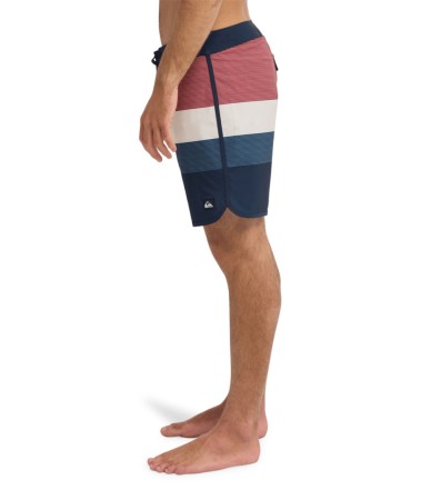 SURFSILK SCALLOP 18 Boardshort 2026 dark navy thermo stripe 