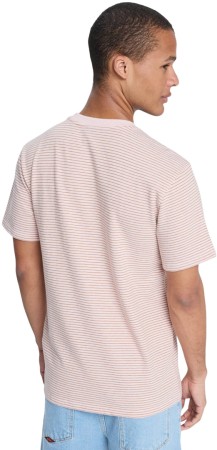 LOPAZ STRIPED POCKET T-Shirt 2026 rose water lopaz stripes 
