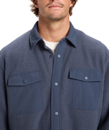 CLEAN COAST Fleece Hemd 2026 india ink 